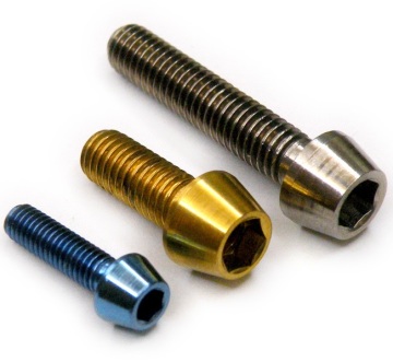 din912 gr5 titanium screw m6x12 rainbow titanium screw