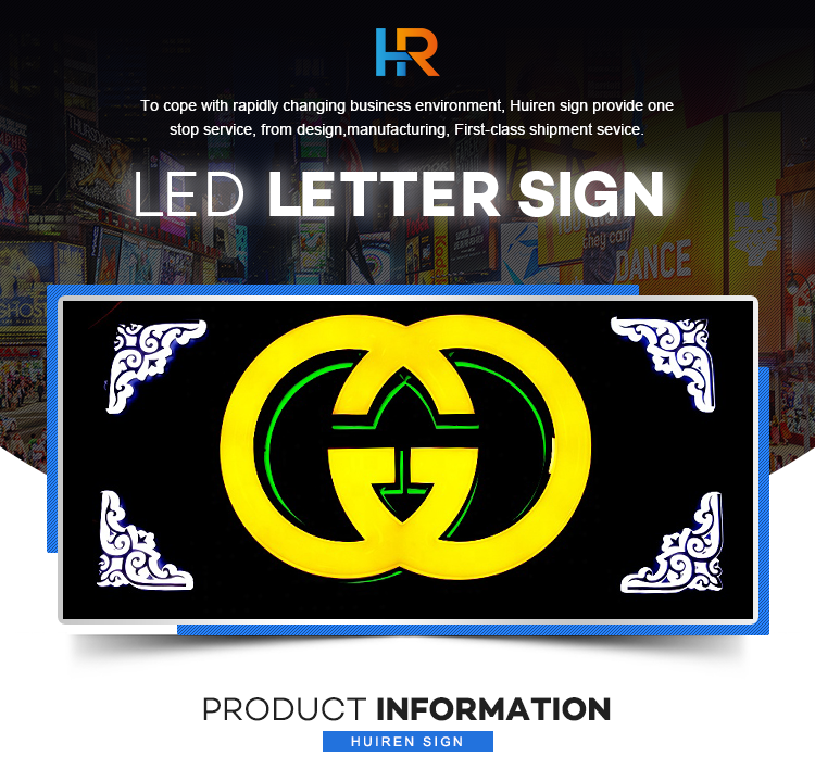 Outdoor 3D LED Full Acrylic Logo Sign LED Letter Light Led Signs