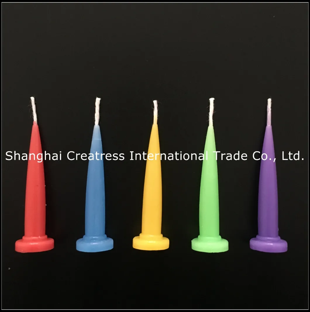 Promotion Price Multiple Colours Available Purple Bullet Shaped Candles in Bulk