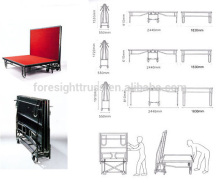 Hotel banquet hall mobile folding stage