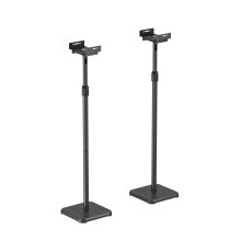 Wholesale Black Universal Speaker Floor Stand Mount Pair - Height Adjustable
