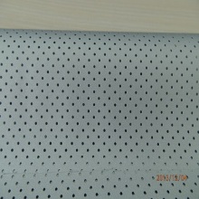 silver perforated projector screen fabric