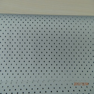 silver perforated projector screen fabric