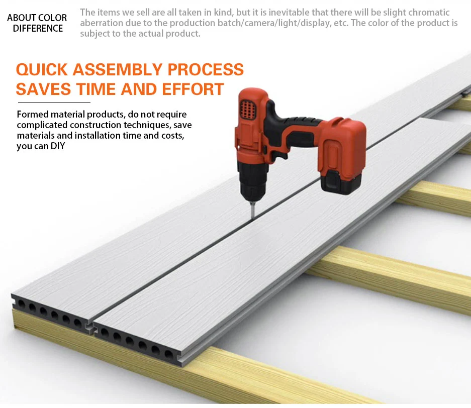 Swimming Pool Co-Extrusion WPC Decking