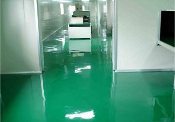 Workshop high strength epoxy flat topcoat coating