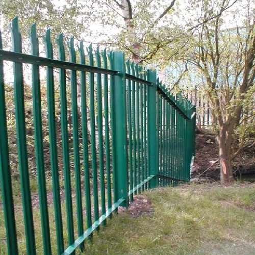 SGS/BV/ISO 9001 PVC coated palisade fence