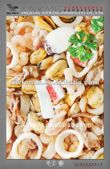 FROZEN SEA FOOD COOKED SEAFOOD MIX