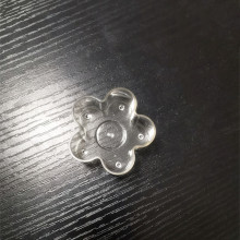 Flower shape plastic up for candle