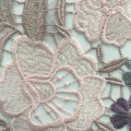 Elegant Multicolor Flower Chemical Lace Embroidery Fabric
