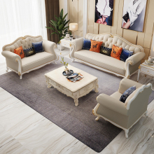 European style leather sofa