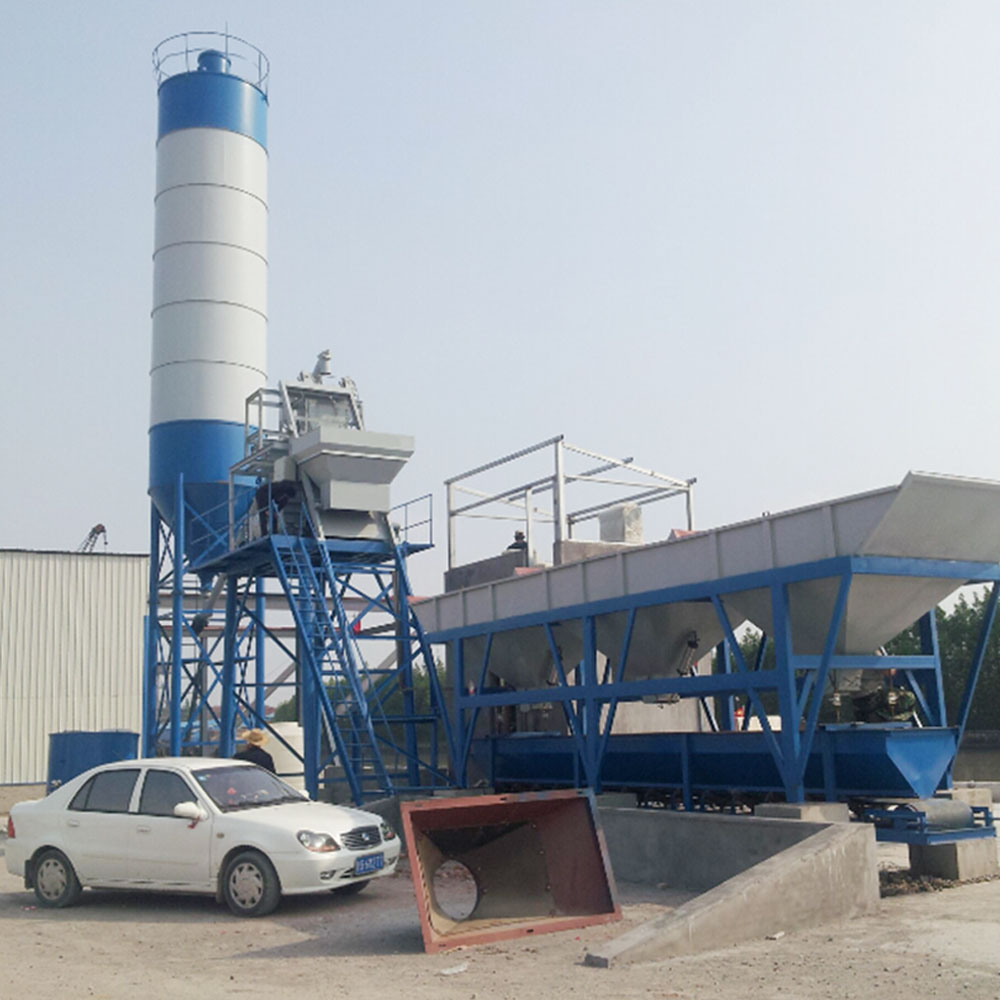 Ready Mixed Bucket Type HZS35 Concrete Plant Machine