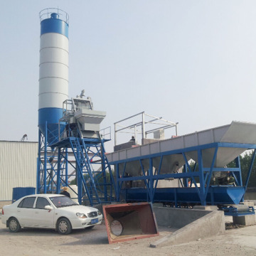 HZS25 construction use cement concrete batching plant