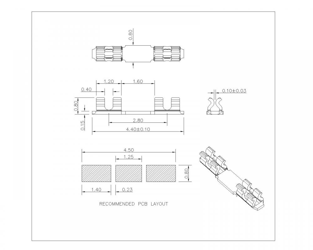 SF-044-XX-14 Spring Finger L 4.4mm