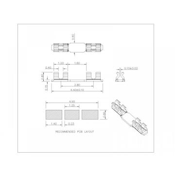 SF-044-XX-14 สปริงนิ้ว L 4.4 มม.