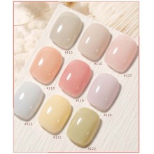 AMDMG Non-Toxic Jelly Nail Polish Set: Custom Logo 15g Natural Long-Lasting Gel Nail Enzymes