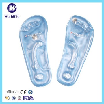 Healthcare gel foot heat pad