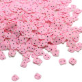 6mm Rode Cartoon Polymeer Zachte Klei Hagelslag voor Ambachten DIY Maken Nail Art Plakjes Slime Materiaal Accessoires Telefoon Deco