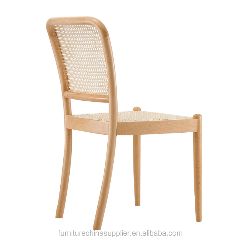 Hot Sale Restaurant Wood Chair Rattan Chair For Dining Room