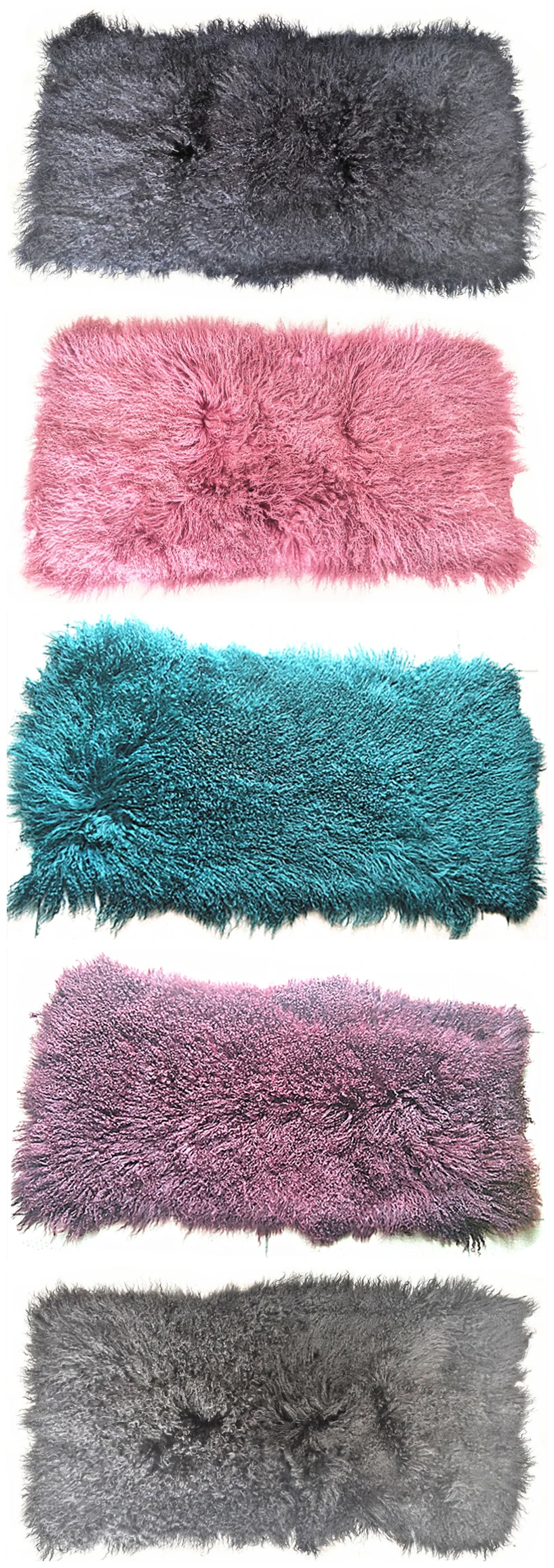 High Quality Tibetan Lamb Fur Blanket