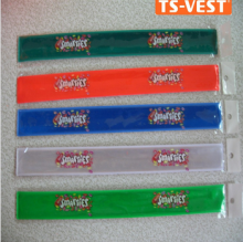 Elastic color rubber reflective arm band