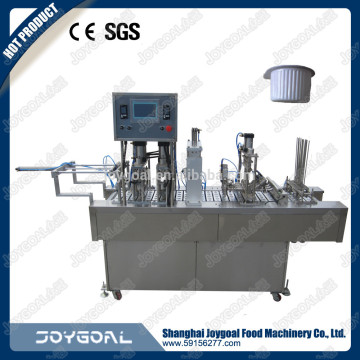 Small flavor cup filling sealing machine