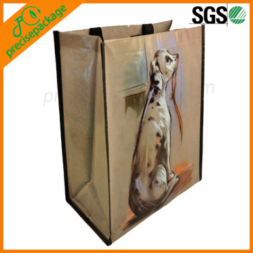 reusable waterproof laminated nonwoven shopping bag