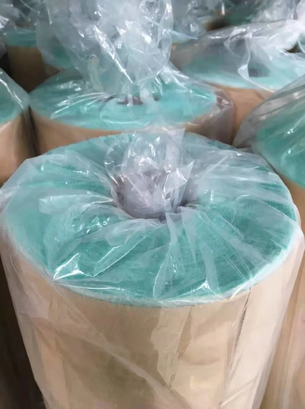 High Performance Green & White Fiberglass Filter Floor Filter Media for Paint Spray Booth