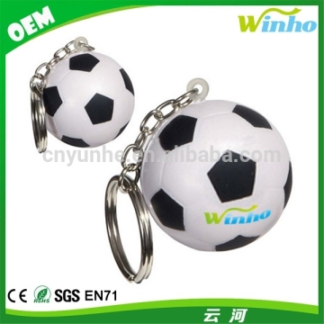 Winho Custom Soccer Shaped Stress Ball Keyrings