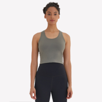 Emakumeentzako Fitness Yoga Crop Topak