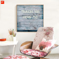 Modern Text Wood Wall Decor