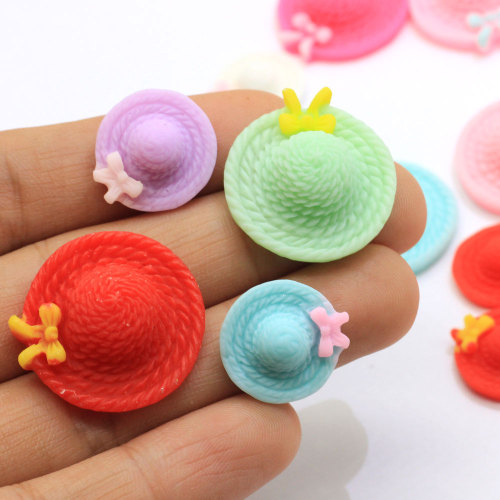 Sombreros con lazo Kawaii mezclados, cabujón de resina, álbum de recortes con parte trasera plana para hacer joyas, accesorios para la cabeza, accesorios para decoración de bodas