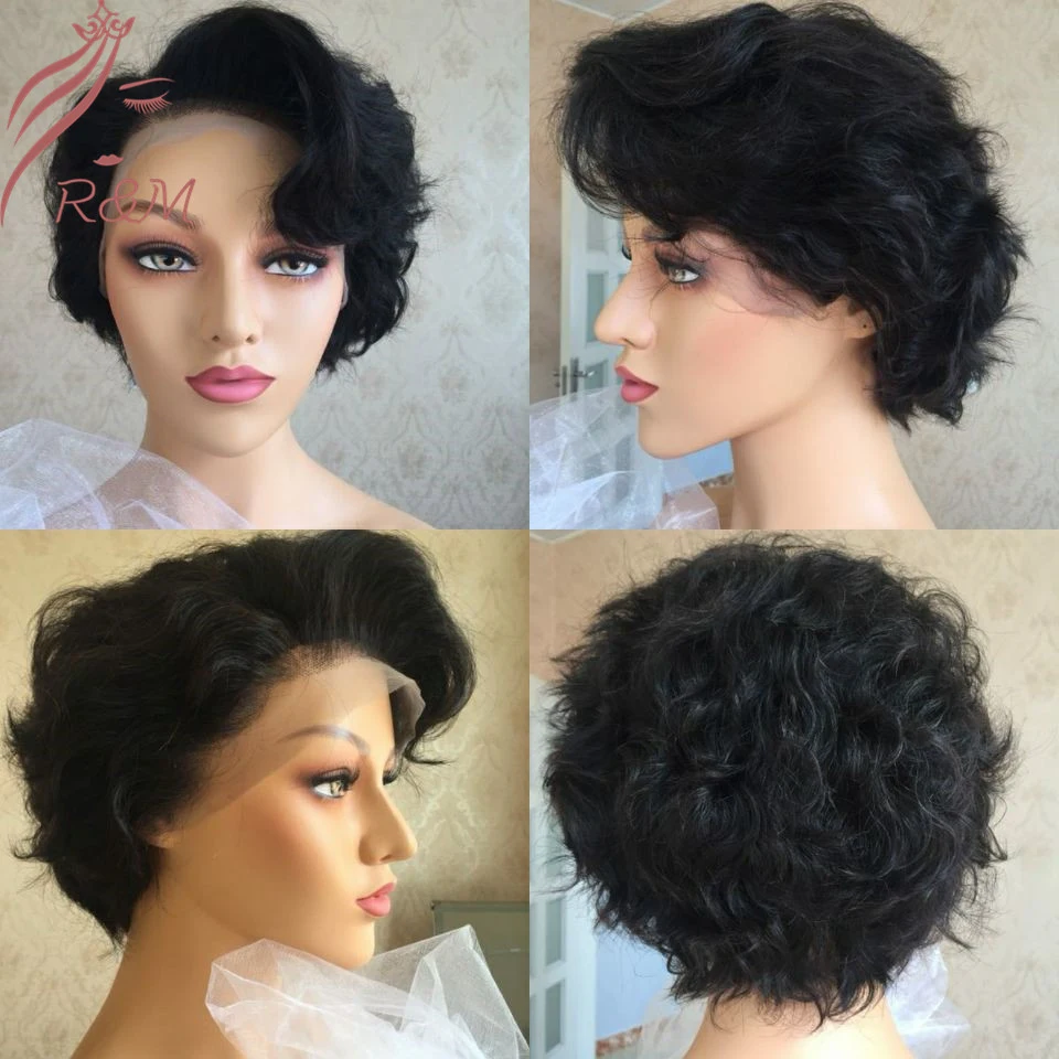Most Popular Short 150% Density 13*6 Lace Frontal Wigs with fashion Styles
