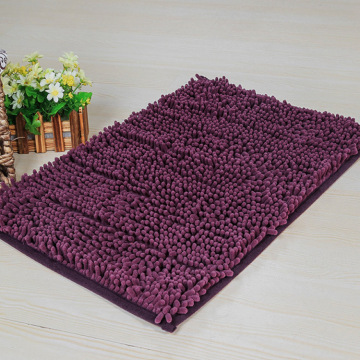 Solid Purple Rug Non Slip Toilet Rug