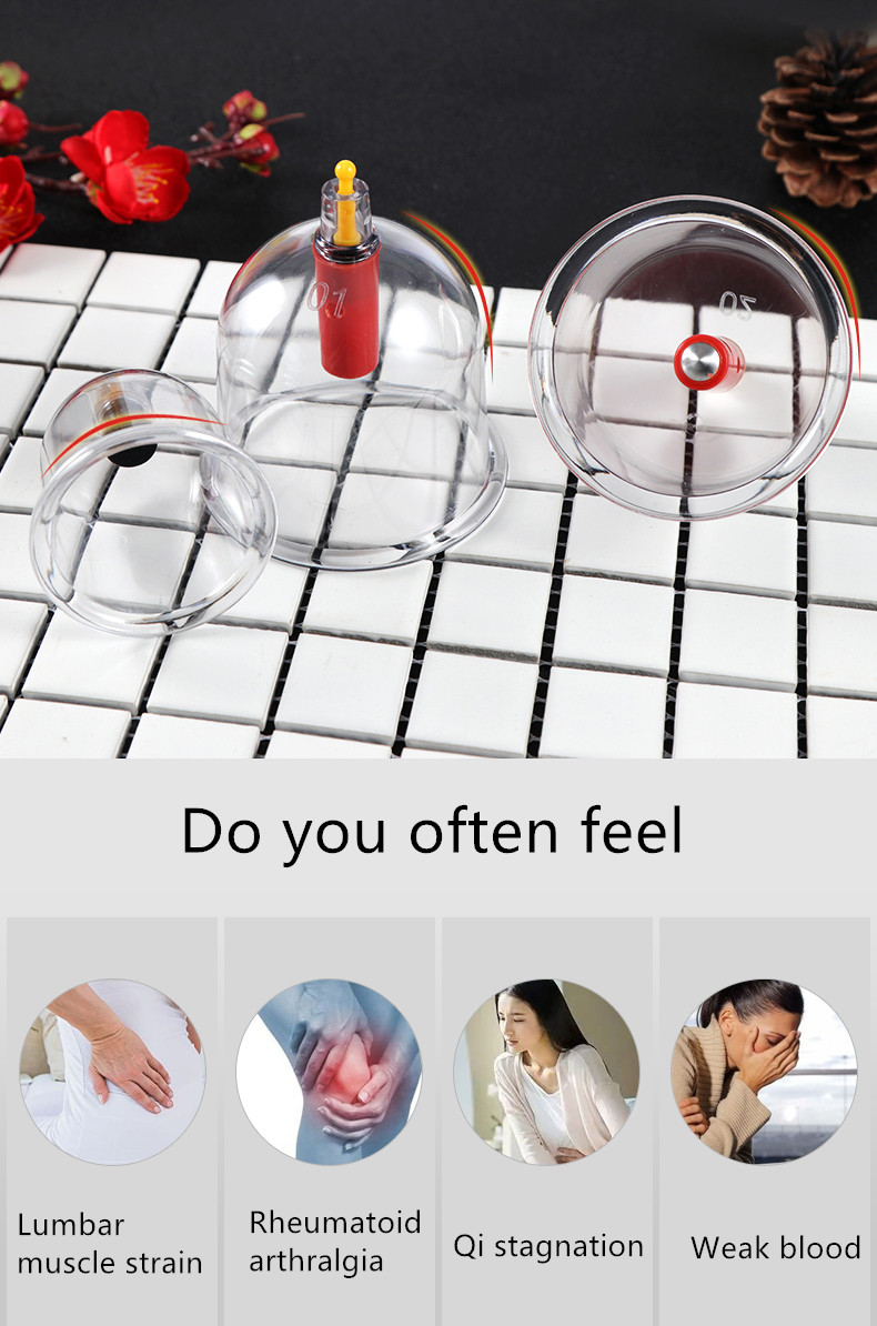Low Price Chinese Traditional Medical Device Cupping Set Cupping Therapy
