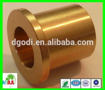 Flange DU Bushing/With shoulder Teflon bronze bush/PAF P10 flange PTFE slide bushing