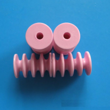 Wear resistant textile ceramic roller