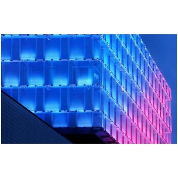 Wall washer LED colorido para exterior