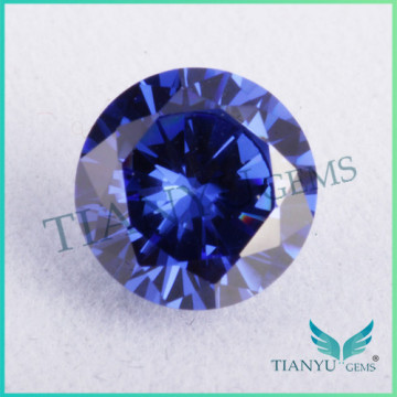 Artificial Decorative Tanzanite CZ Gemstone