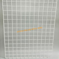 Wit PVC Wall Grid Panelen Draadgaasdisplay