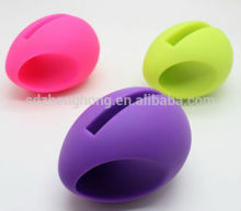 High quality egg shape silicone loudspeaker for phone