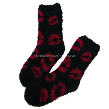 Women Fluffy Home Sock (WS-49)