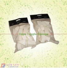 Triangle face cleaning foam sponge/face cleansing sponge/foam bath shower sponge