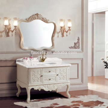 Luxury Design Bathroom Wooden Carved Furniture