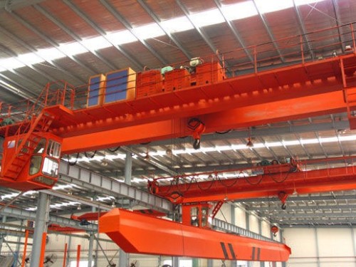 Double Hook Electric Hoist Bridge Overhead Crane