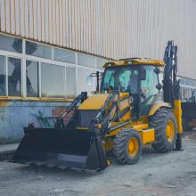 60-120hp Giá giá rẻ mới Backhoe Loader