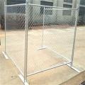 temporary chain link fence panel