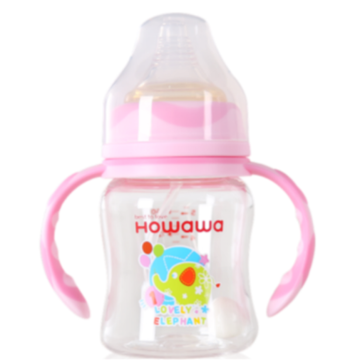 Mamadeira infantil Tritan com alça 5oz