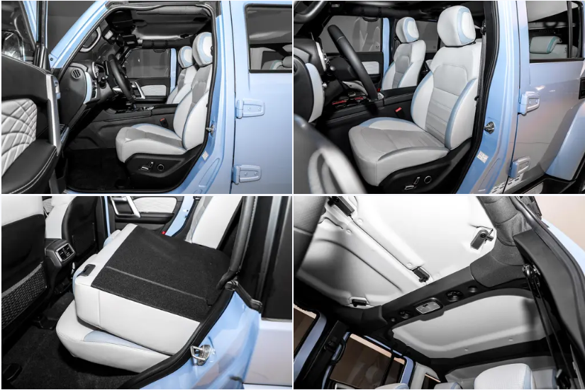 Baic Bj40 White Chinese Pickup Trucks off-Road Vehicles Compact Petrol Gas SUV