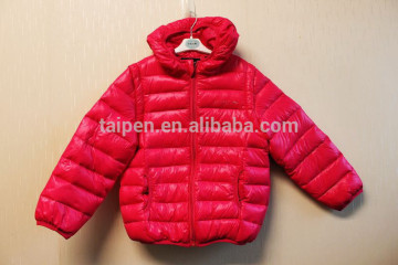 Stylish Kids Girls Down Jackets Red Girls Winter Jackets FW14-221
