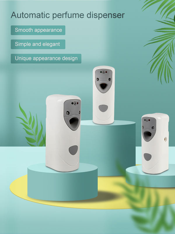 Toilet wall hanging electric pure air freshener dispenser with lcd automatic spray perfume purified air machine
